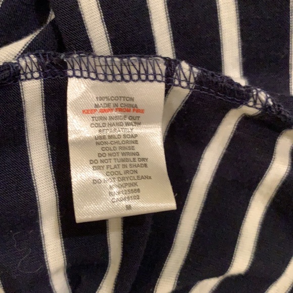 MINKPINK Striped dress leather elbow patches Sz M - Picture 6 of 8